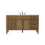 Ensemble de meuble-lavabo simple 60 "Rivers