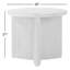 toli End Table - Italian White Marble-110498915