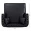 Canapé méridienne surdimensionné Velure de 63 po en cuir PU capitonné avec 2 coussins de salon-134171538