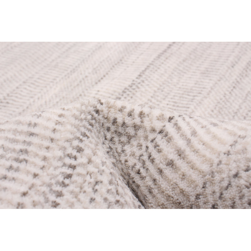 Donatien One-of-a-Kind 8' X 10'1" New Age Wool Area Rug Grey