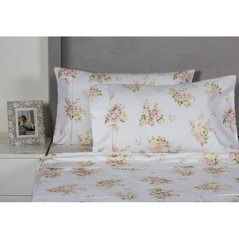 Ensemble de draps en coton 400 fils Burnell, Ensemble de draps pour très grand lit californien