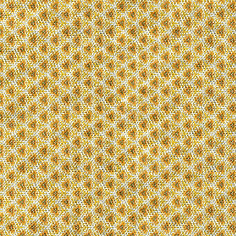 Tapis jaune Power Loom, Carré 3 pi