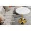 Round Side Table with Tapered Pedestal Base,  for Living Room, Modern Minimalist Design-1767327094-1767326856