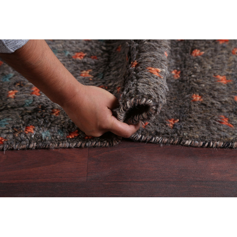 Wool Moroccan Handmade Area Rug 9x13