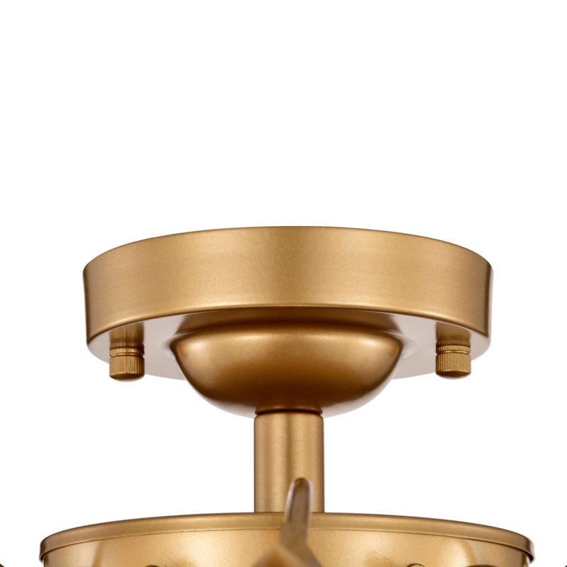 Plafonnier encastré en cristal 6 lumières Silvia