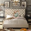 Structure de lit en tissu avec tête de lit ajustable Winston Porter-709296180-709296186