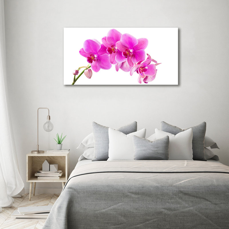 Pink Orchid - No Frame Print, 70cm H x 140cm W, Canvas