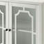 Console avec 2 espaces de rangement - Garde les articles dans des panneaux de verre