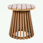 Ensemble de conversation de patio 3 pièces avec coussins et deux fauteuils-631593268