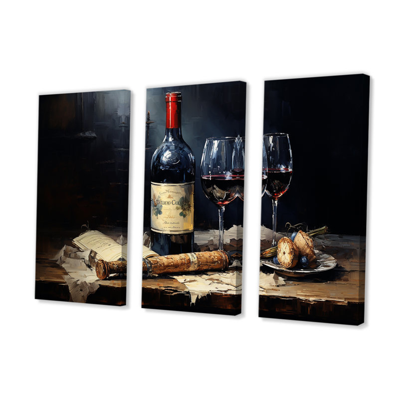 Sommeliers Selection - Wine Wall Art Print Set, 28" H x 36" W