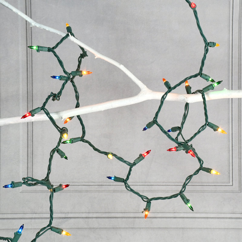 Electric Mini String Lights with 100 Bulbs, Multi Color