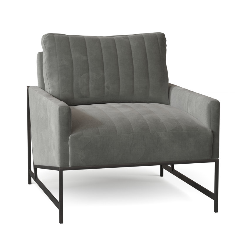 Sparta Armchair, Pewter (9953 65), Sparta Nickel