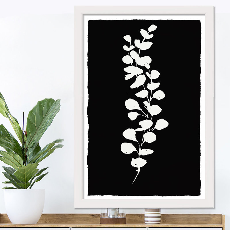 " Black And White Botanical "
