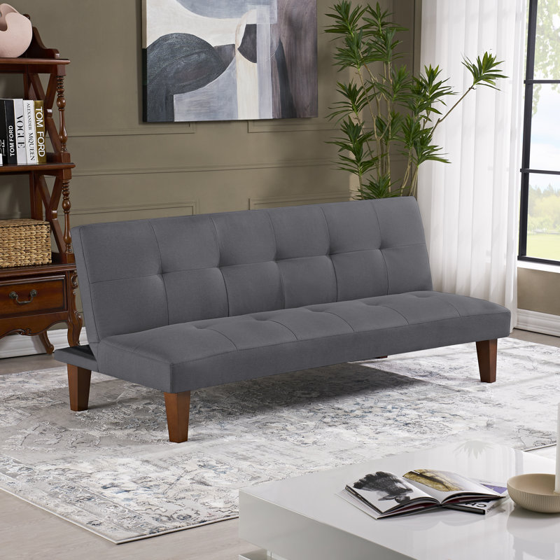 Canapé-lit Cherwell, Polyester gris