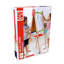 Chevalet à double face avec rouleau de papier et accessoires