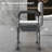 Shower Chair With Back And Arms, Height Adjustable Bedside Commode, Raised Toilet Seat For Enhanced Comfort And Safety Of Seniors And Disabled