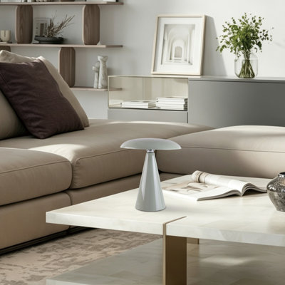 Lampe de table et murale à DEL 2-en-1 sans cordon, à intensité variable, vert jade