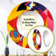 Femme Granthem, art déco I, miroir décoratif Pop Art, miroir mural rond jaune, impression sur métal-146074840