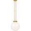 Cavill 16" Pendant with White Glass-1035072016