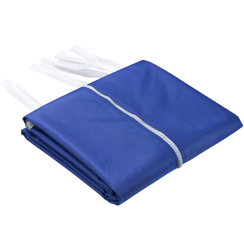 InstaHibit Universal Sidewall Zipper UV30 + convient à l'auvent de 10 x 10 pi 1 pièce bleu, Bleu