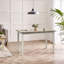 Alissah Rubberwood Extending Dining Table Set - Traditional Rustic Farmhouse Style-832949799-825159095