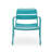 Compact Patio Dining Sets, Iron Metal Modern Teal Set For Patio Home