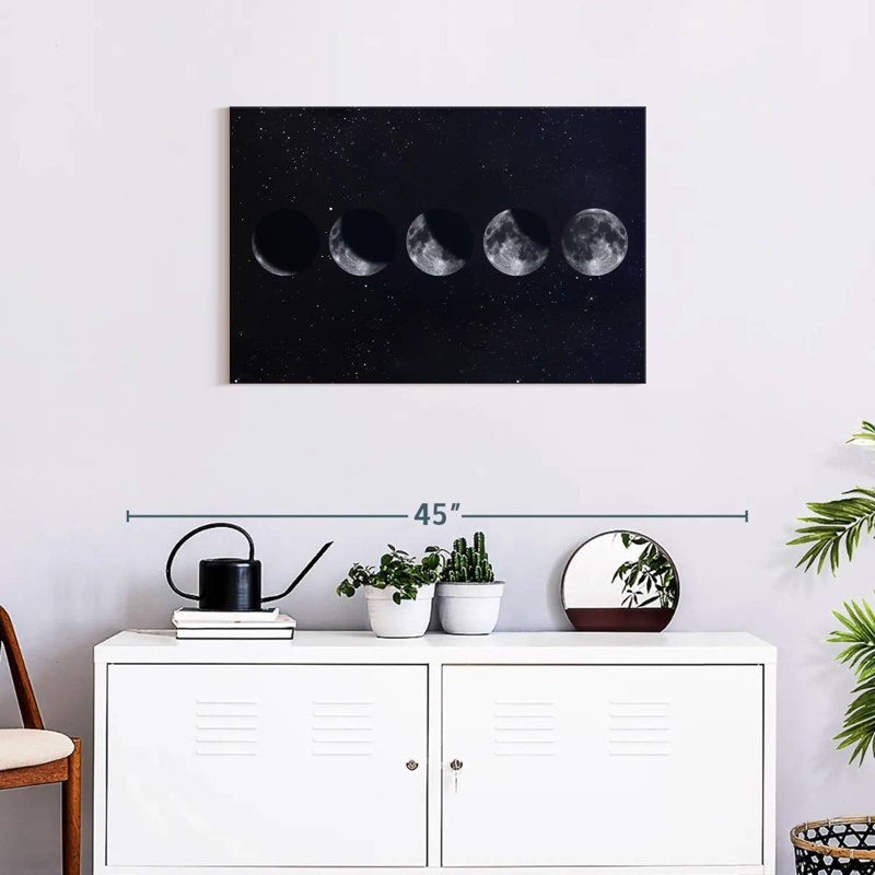 " Moon Phases Canvas Print ", 20" H x 30" W x 1.25" D