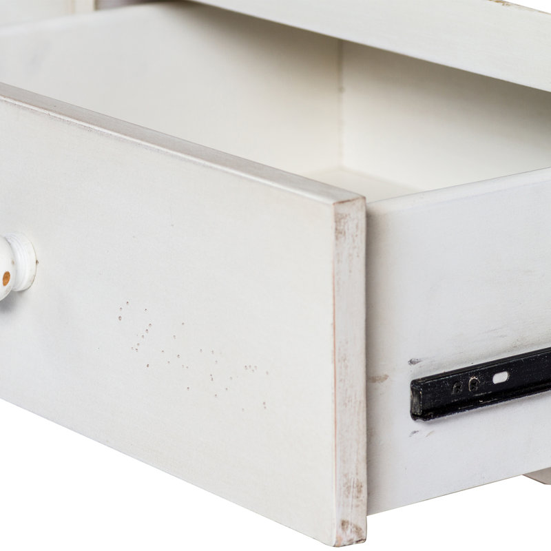 Meuble télé pour téléviseur de 60 po ou moins Alvon, Blanc