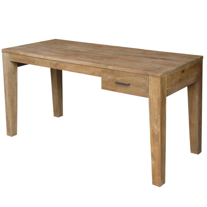 Clea Solid Wood Writing Desk