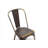 17 " H Metal Side Chair Stacking