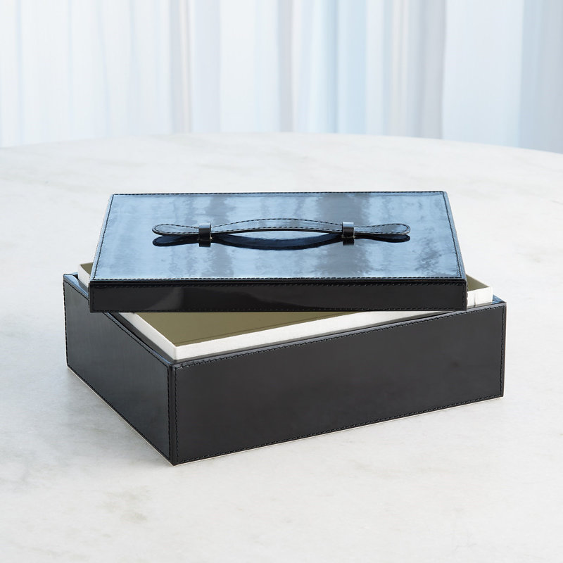 Handmade Decorative Box, 4.5" H x 12.5" W x 9.5" D