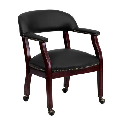 Fauteuil de conférence avec garniture cloutée Zakrzewski 