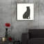 Red Barrel Studio «Black Cat II» par Chris Paschke, art mural en verre acrylique ACR-25074