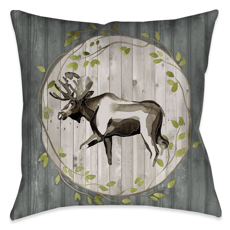 Coussin Woodland, 18 po x 18 po, Intérieur
