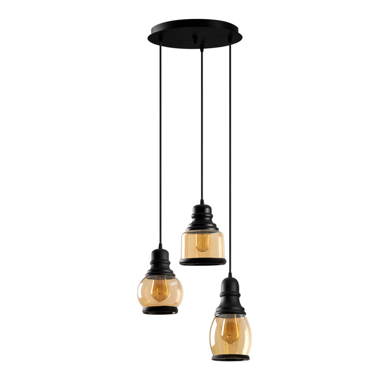 Luminaire suspendu en pot 3 lumières
