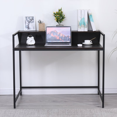 Black Console Table Narrow Modern Entryway Table Small Behind Couch Table Skinny Sofa Table Hallway Table For Living Room Foyer Bedroom Corridor Office