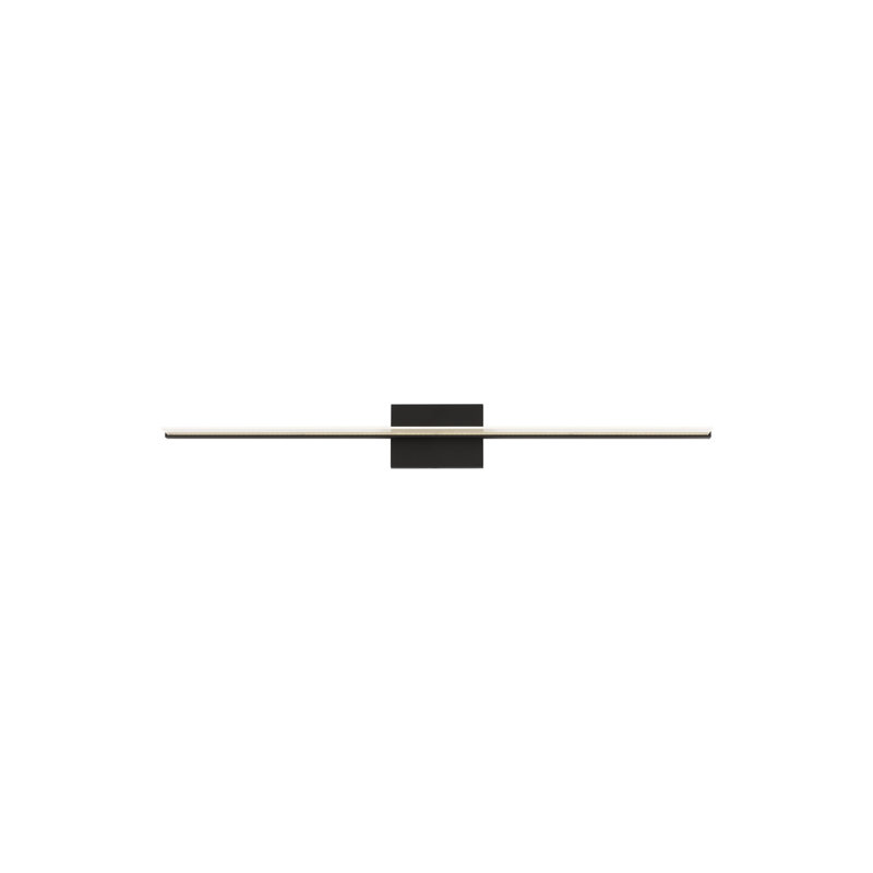 Span 1 - Light LED Bath Bar, Nightshade Black, 3000