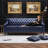78.75" Tufted Faux Leather 3-Seater Sofa-113956133