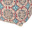 Pouf en tissu multicolore - repose-pieds et confortable pour la maison, capacité de poids de 250 lb, nettoyage des taches, repose-pieds fait à la main, confort,