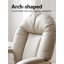 Chaise de bureau ergonomique inclinable avec accoudoirs et base roulante