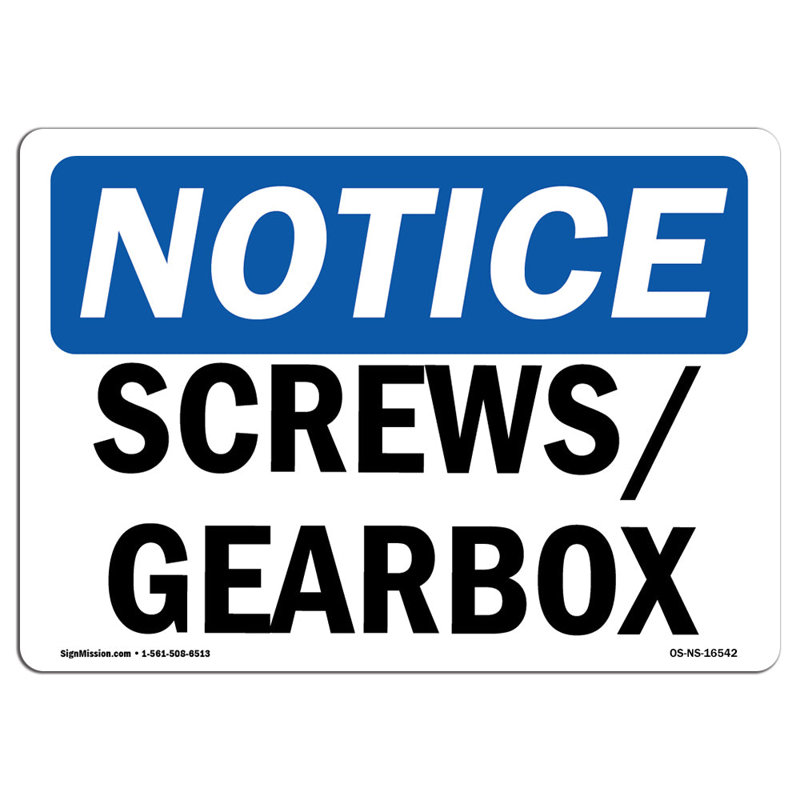 Notice Sign