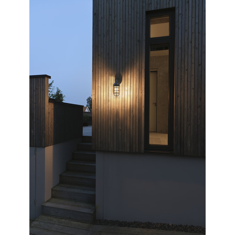Olbia Outdoor Wall Light, Black