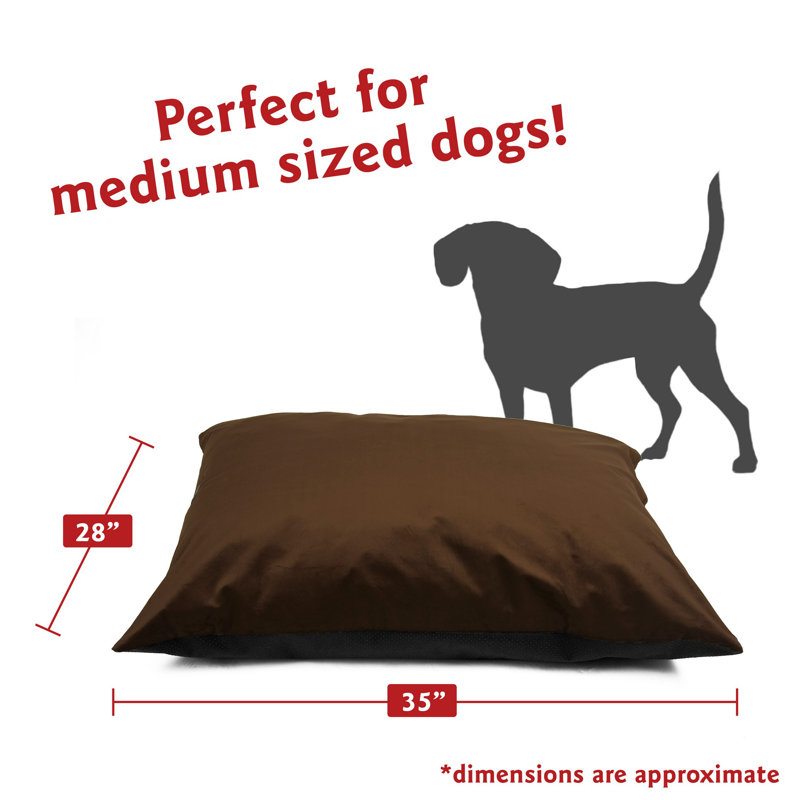 Coussin pour chien Villa Majestic, Medium (35" W x 28" D x 7" H, Espresso