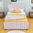 Elegant Velvet Upholstered Bed with Twin Trundle-1428852807-1428852808