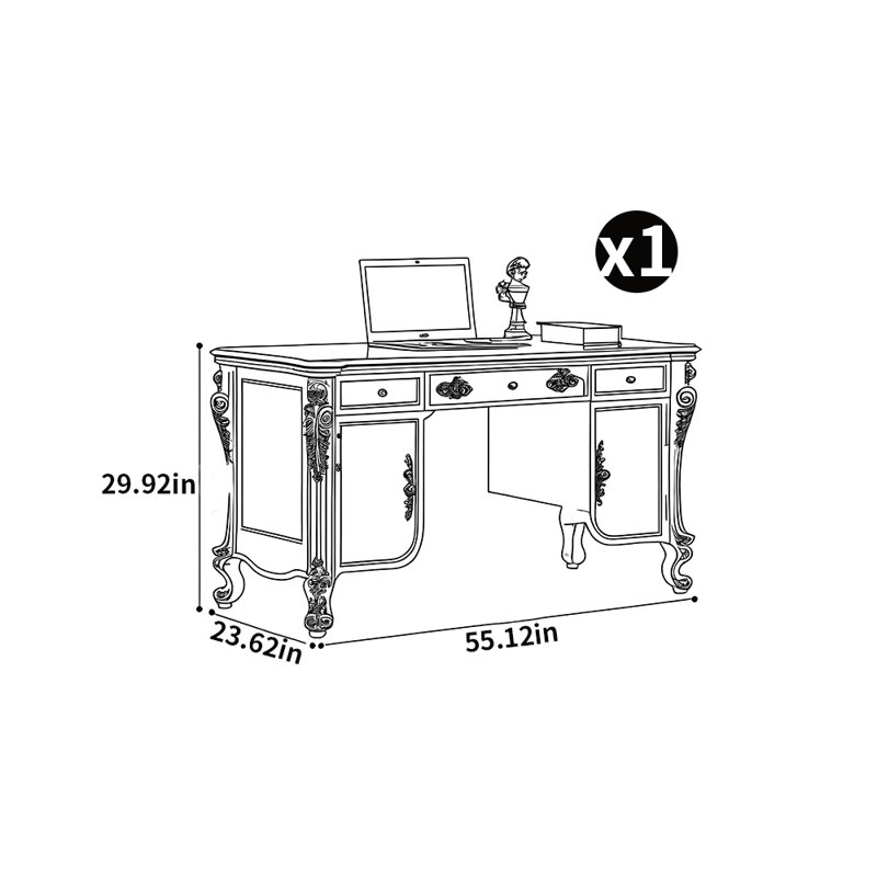 Bureau de style européen classique