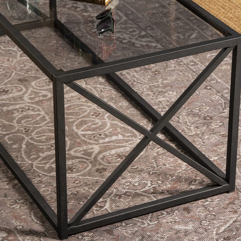 Besar Rectangular Coffee Table, Black