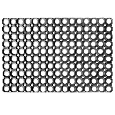 Tapis d'entrée antidérapant 16 po x 24 po Adorian