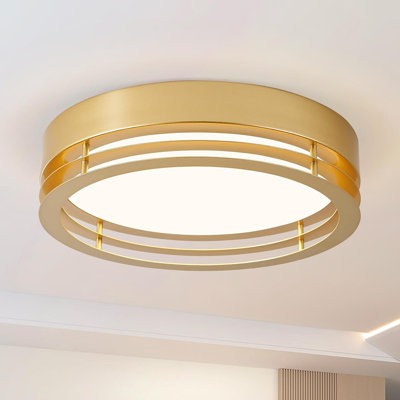 Plafonnier encastré à intensité variable, plafonnier rond à DEL moderne, plafonnier de cuisine pour le couloir de la chambre à coucher 2700 K-6000 K 5CCT