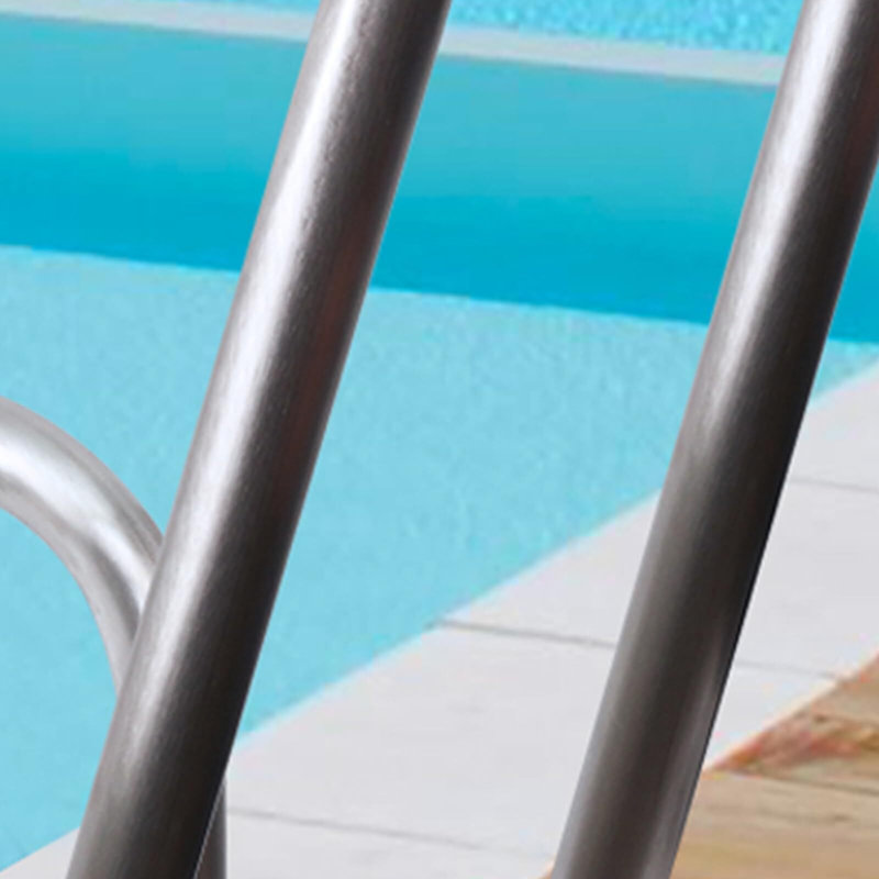 Rail de piscine 48 po x 36 po, main courante en acier inoxydable 304