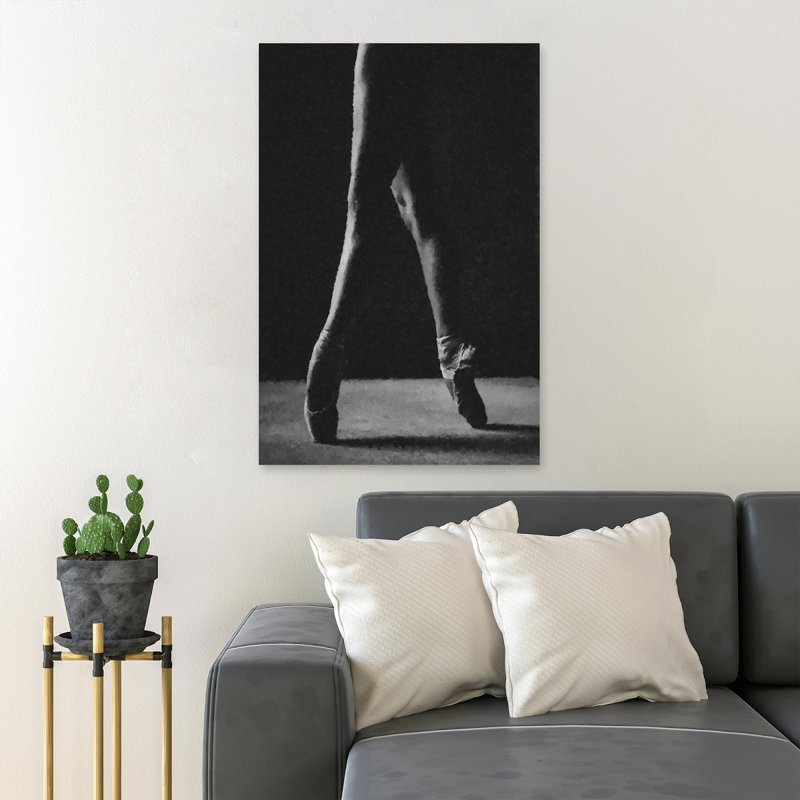 «Personal Dancing Ballet», reproduction d'art graphique sur toile tendue, H 36 po x l 24 po